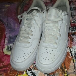 Nike Textured White Sneakers